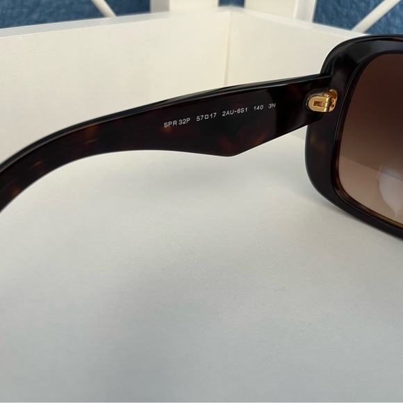 Prada Rectangle Brown Sunglasses - Picture 4 of 7